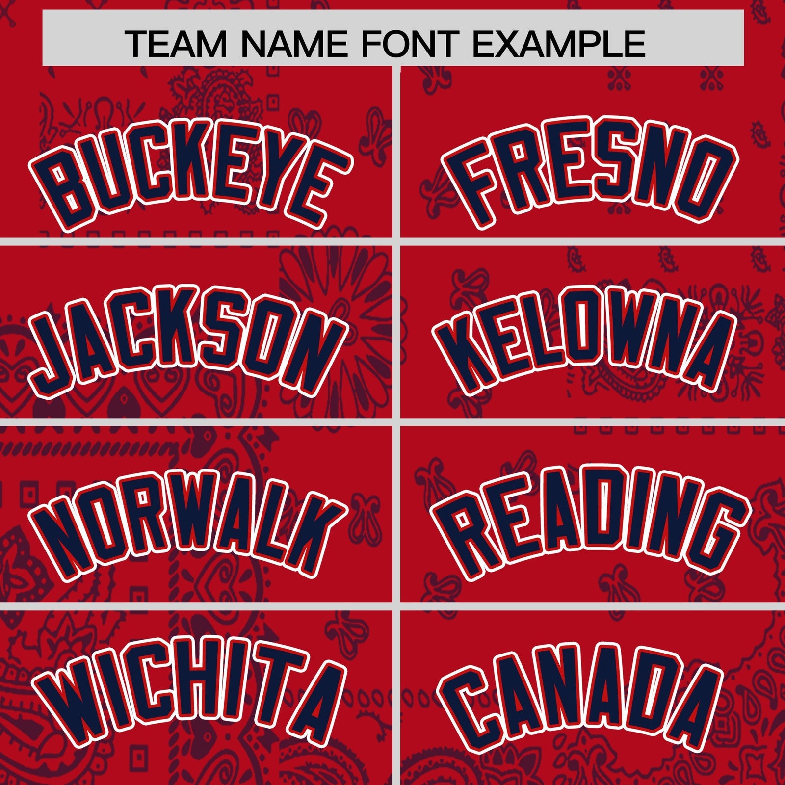 Custom Navy Red White Cashew Flower Graffiti Pattern V-Neck Hockey Jersey