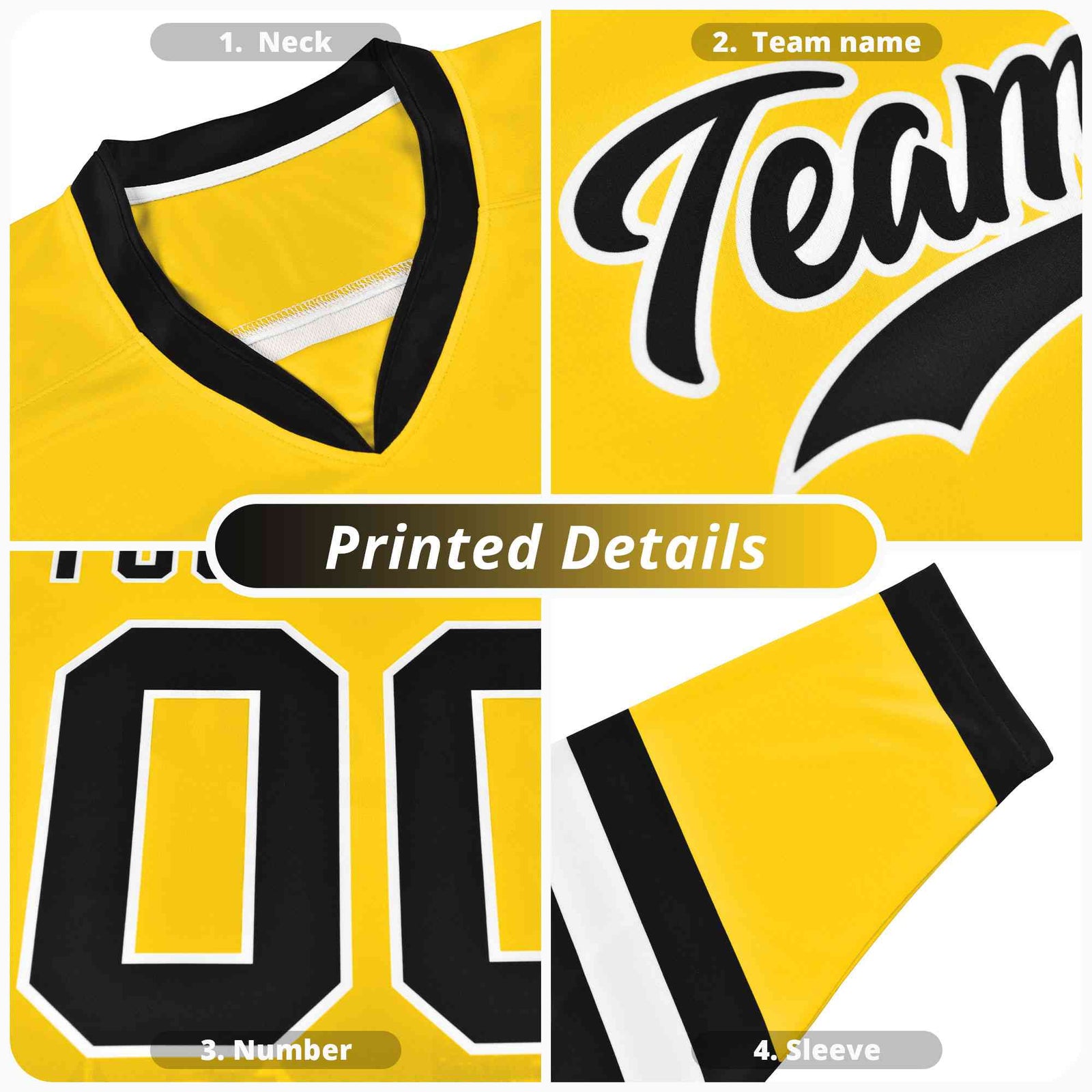 Custom Teal Purple Ice Cream Pattern Personalized V-Neck Hockey Jersey