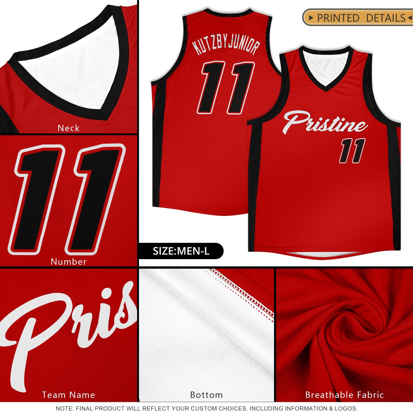 Custom Black White Classic Tops Basketball Jersey