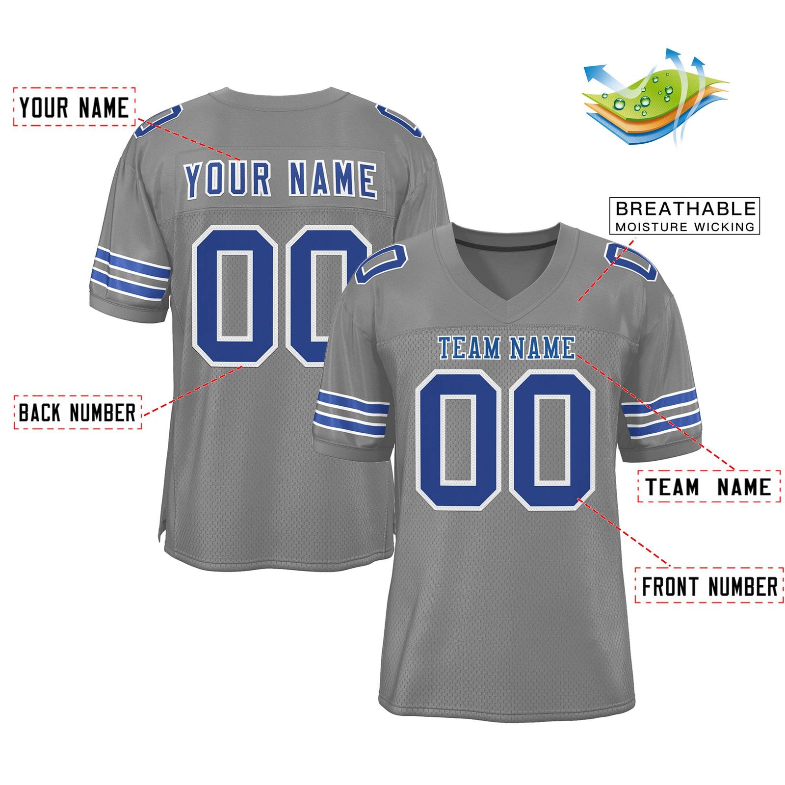 Custom Football Jersey Personalized Stitched/Printed Team Name Number for Men Women Youth