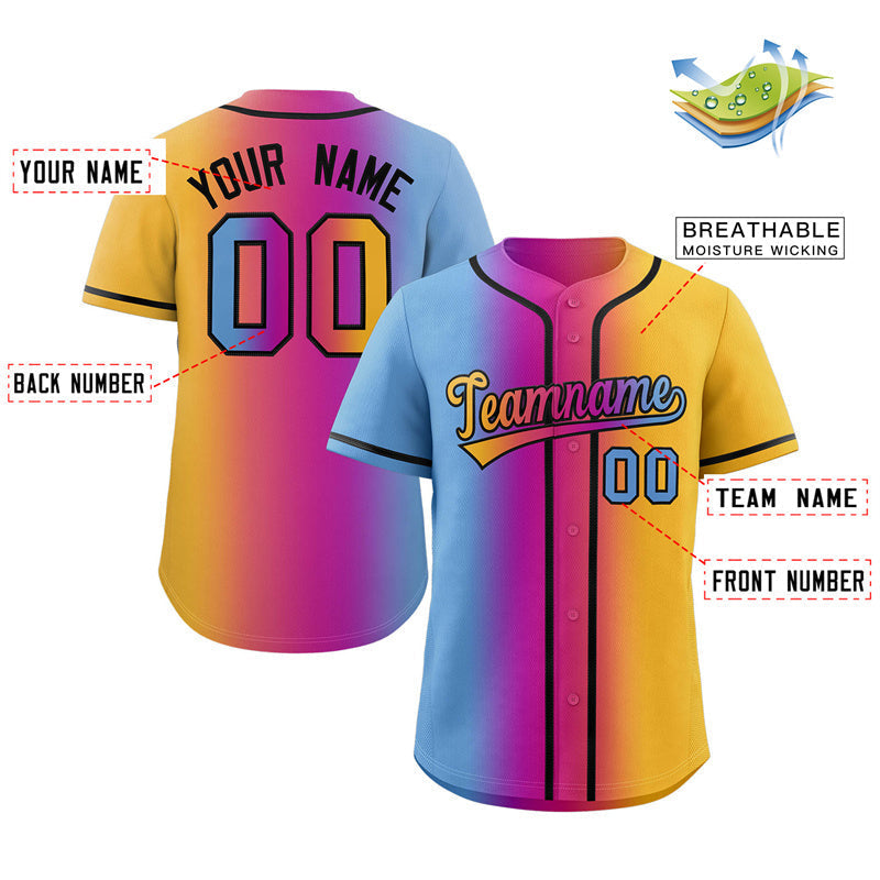 Custom Men Women Baseball Jersey Button Down Hip Hop Baseball Shirt Stitched Name Number