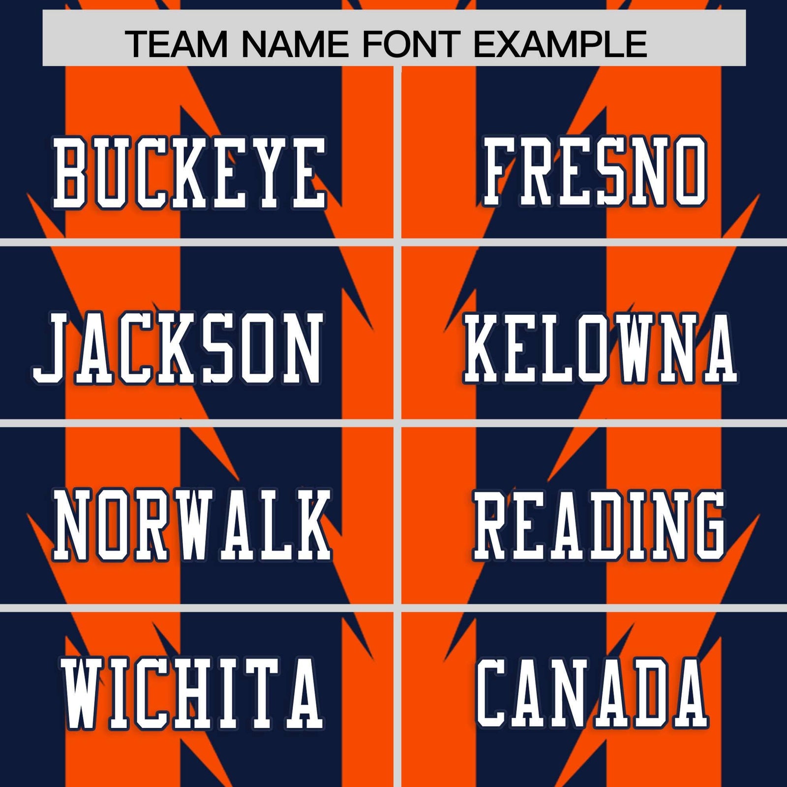 Custom Navy Orange Personalized Razr Stripe Graffiti Pattern Flag Football Jersey
