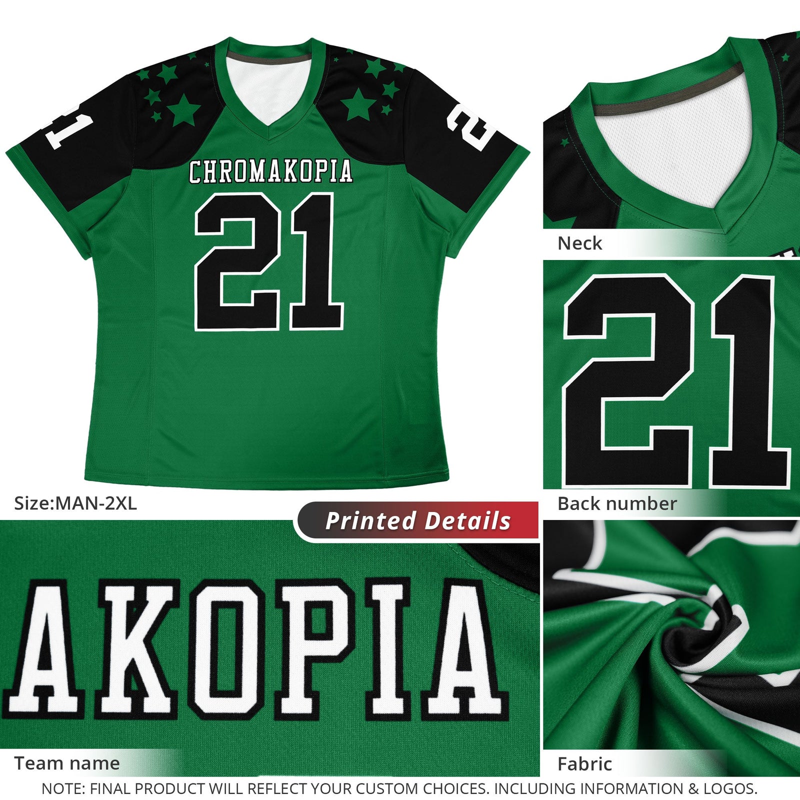Custom Gold Orange and White Graffiti Pattern Flag Football Jerseys