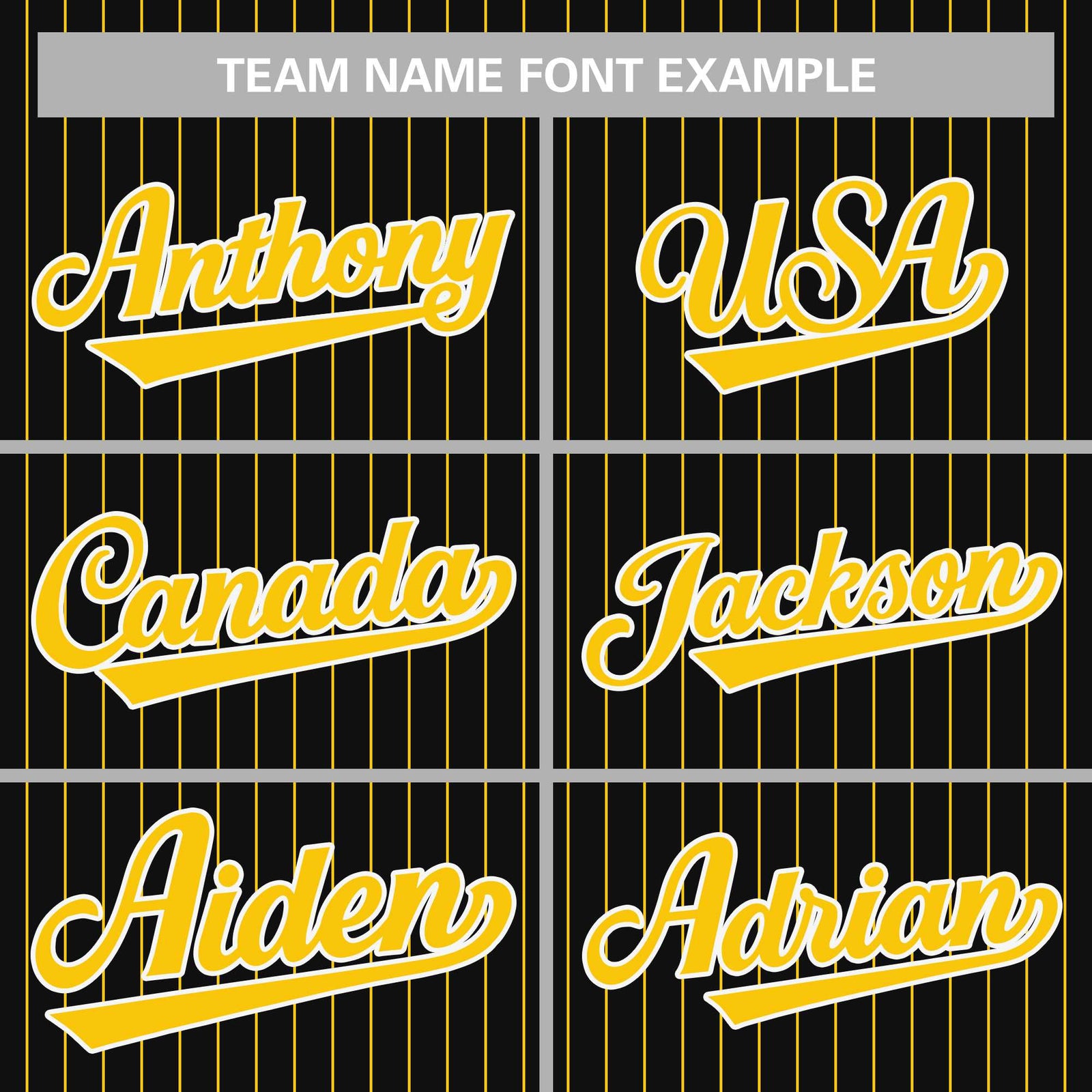 Custom Pinstripe Baseball Jerseys and Button-Down Shirts for Team Sports