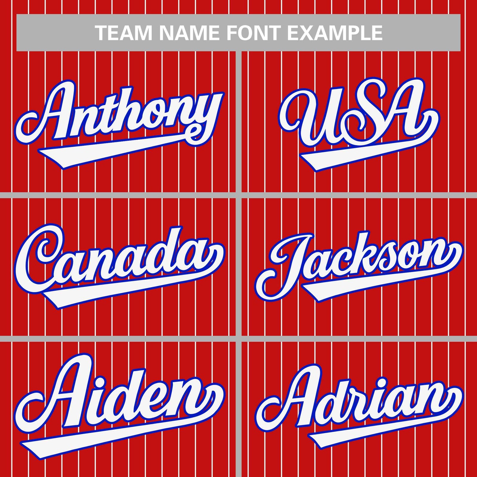 Custom Mens Personalized Pinstripe Baseball Jersey Team Sport Uniforms