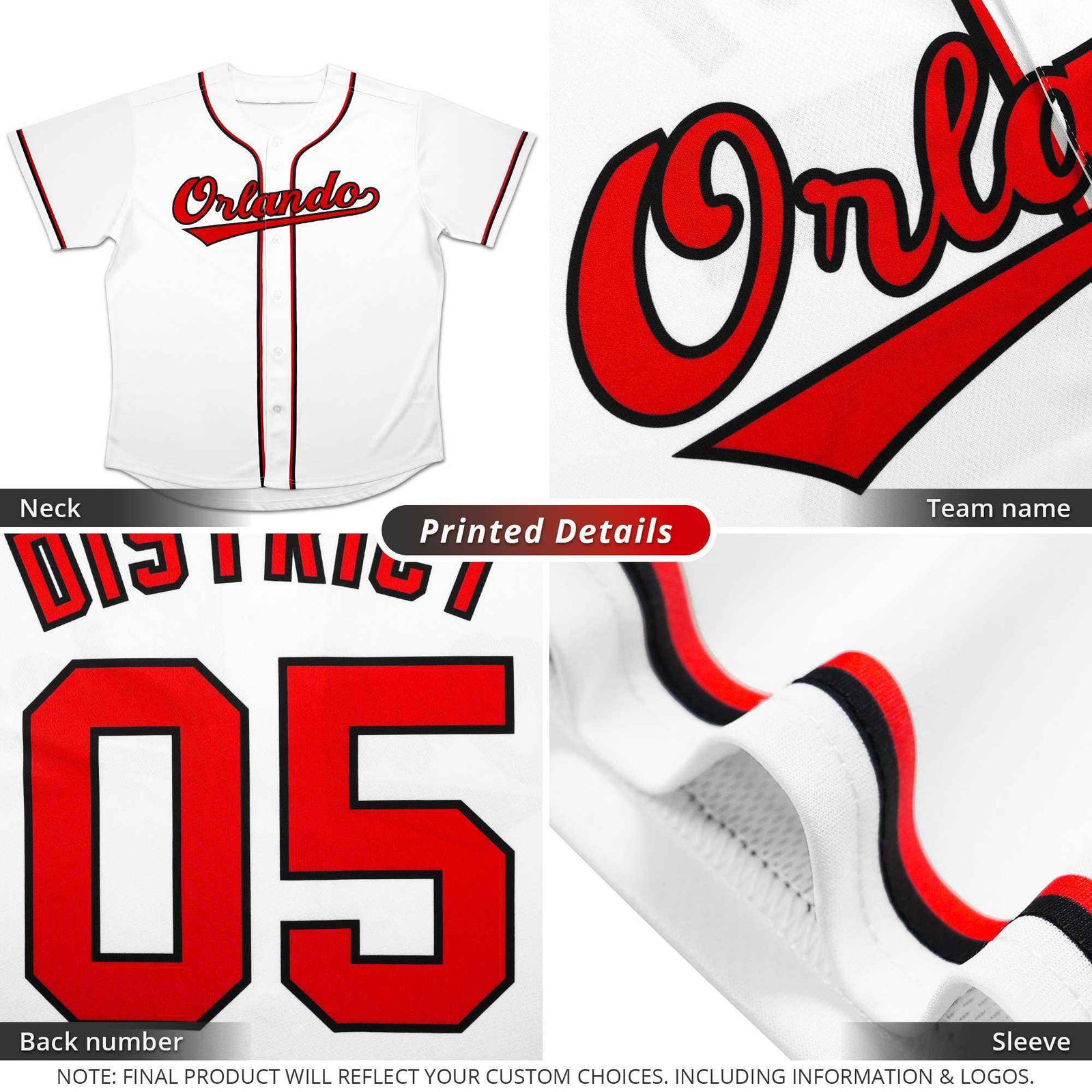 Custom White Gold-Black Classic Style Fashion Authentic Baseball Jersey