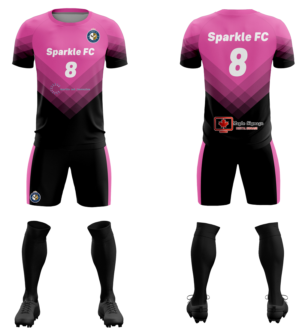 Fans-Made | Custom "Sparkle FC" Training Sport Soccer Sets Jersey