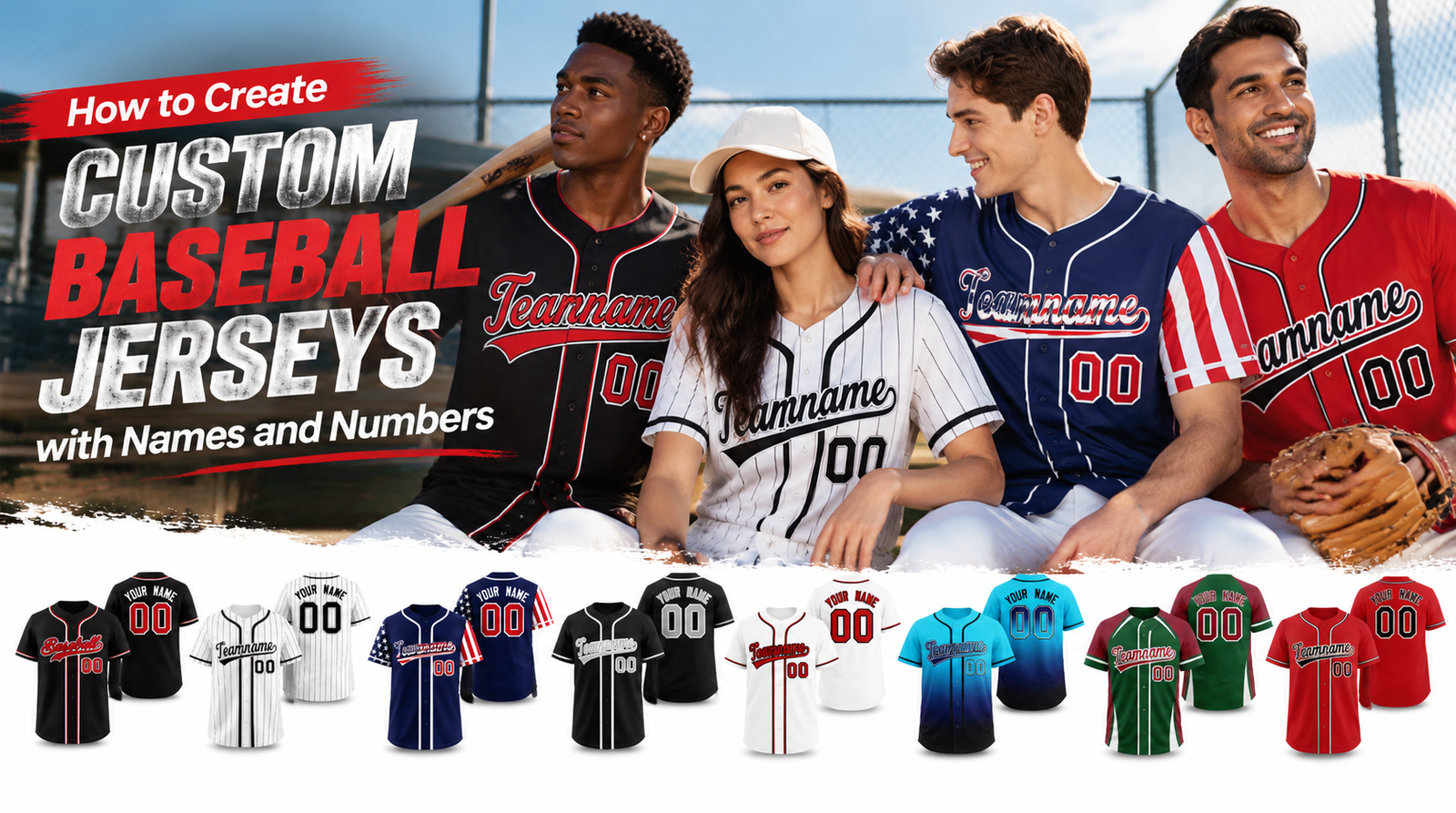 How to Create Custom Baseball Jerseys with Names and Numbers