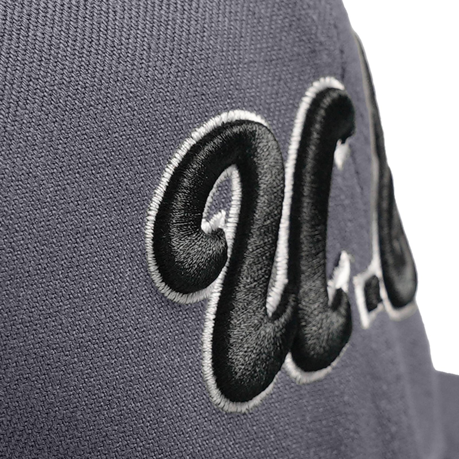 Custom White 3D Puff Embroidery Flat Embroidery Flat Eaves Sport Baseball Cap Design for Men/Women/Youth