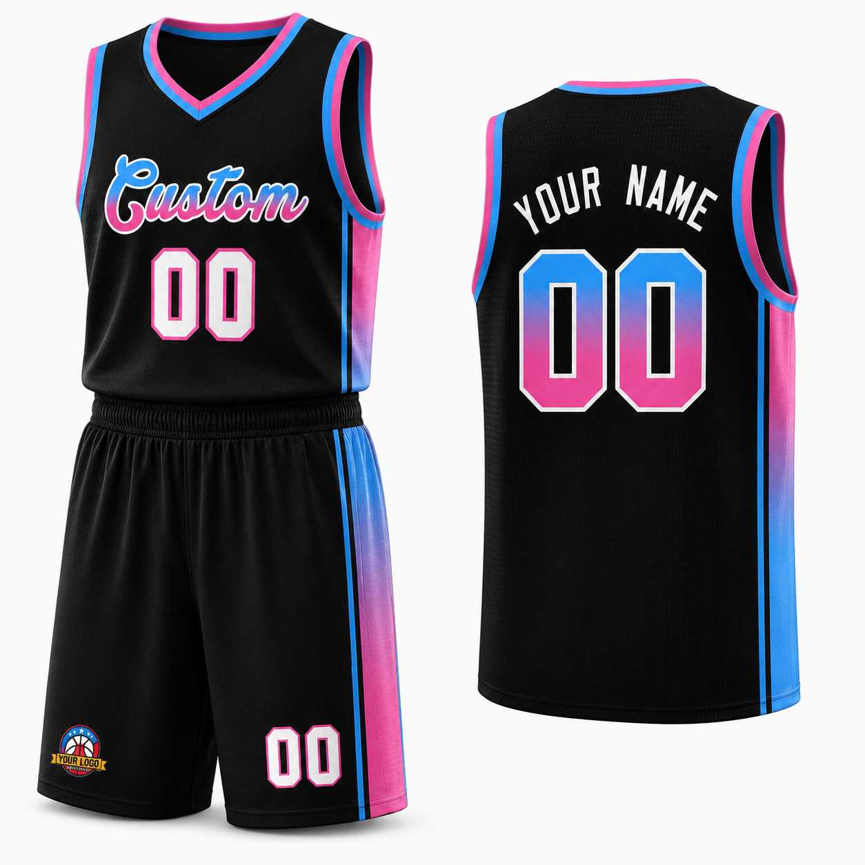 Basketball Gradient Fashion Sets