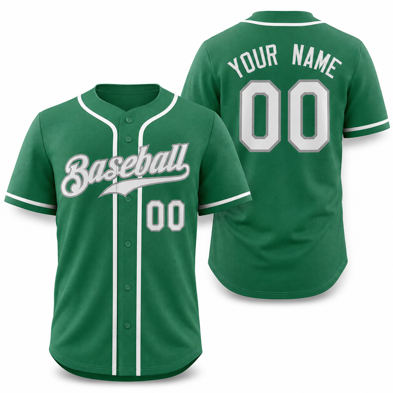Baseball Kelly Green Jersey