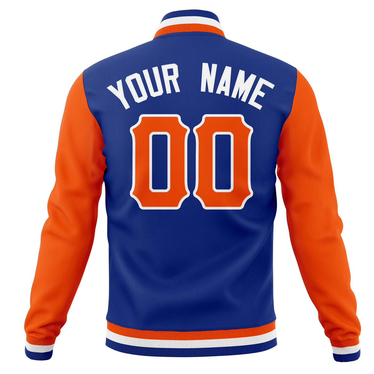 Custom Full-Snap Cotton Blend Baseball Jackets Varsity Letterman Coats
