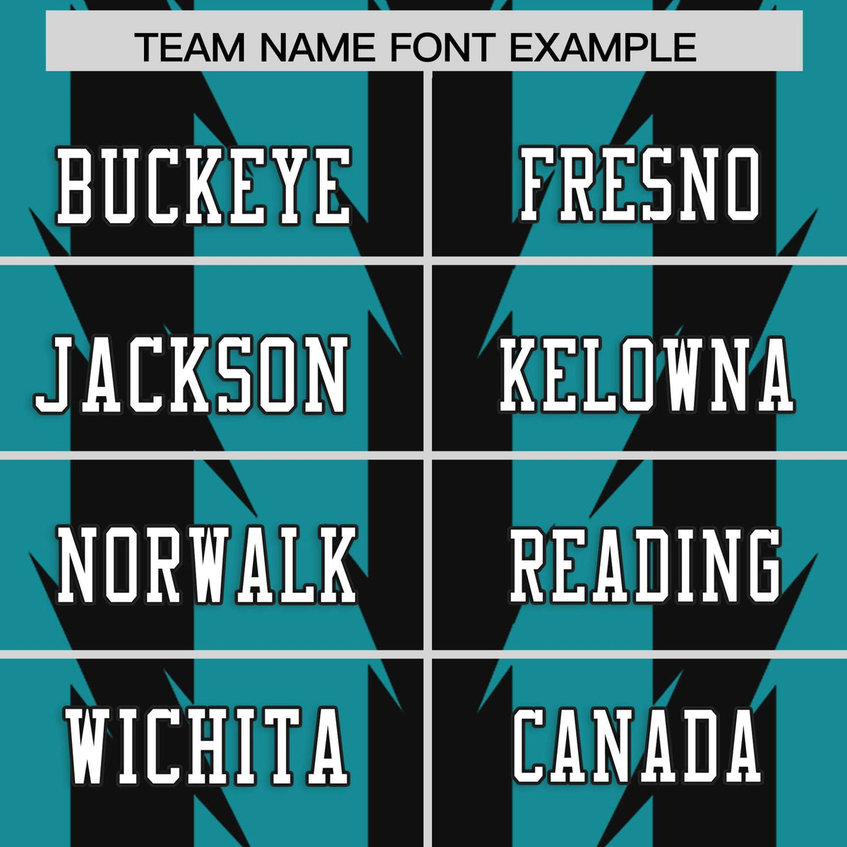 Custom Aqua Black Personalized Razr Stripe Graffiti Pattern Flag Football Jersey