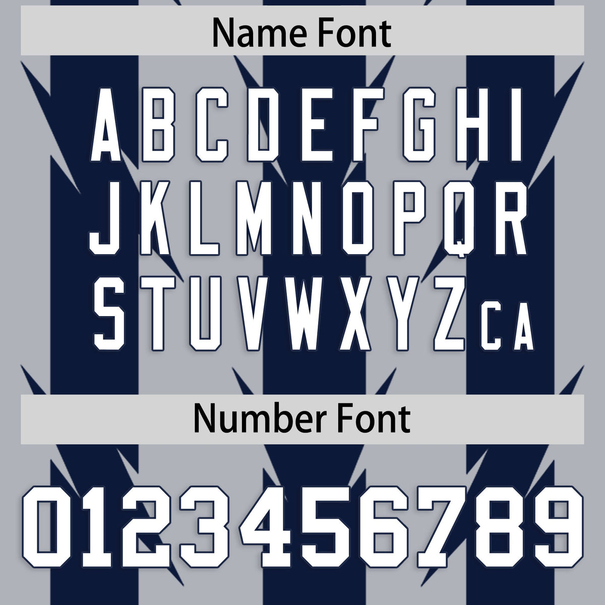 Custom Gray Navy Personalized Razr Stripe Graffiti Pattern Flag Football Jersey
