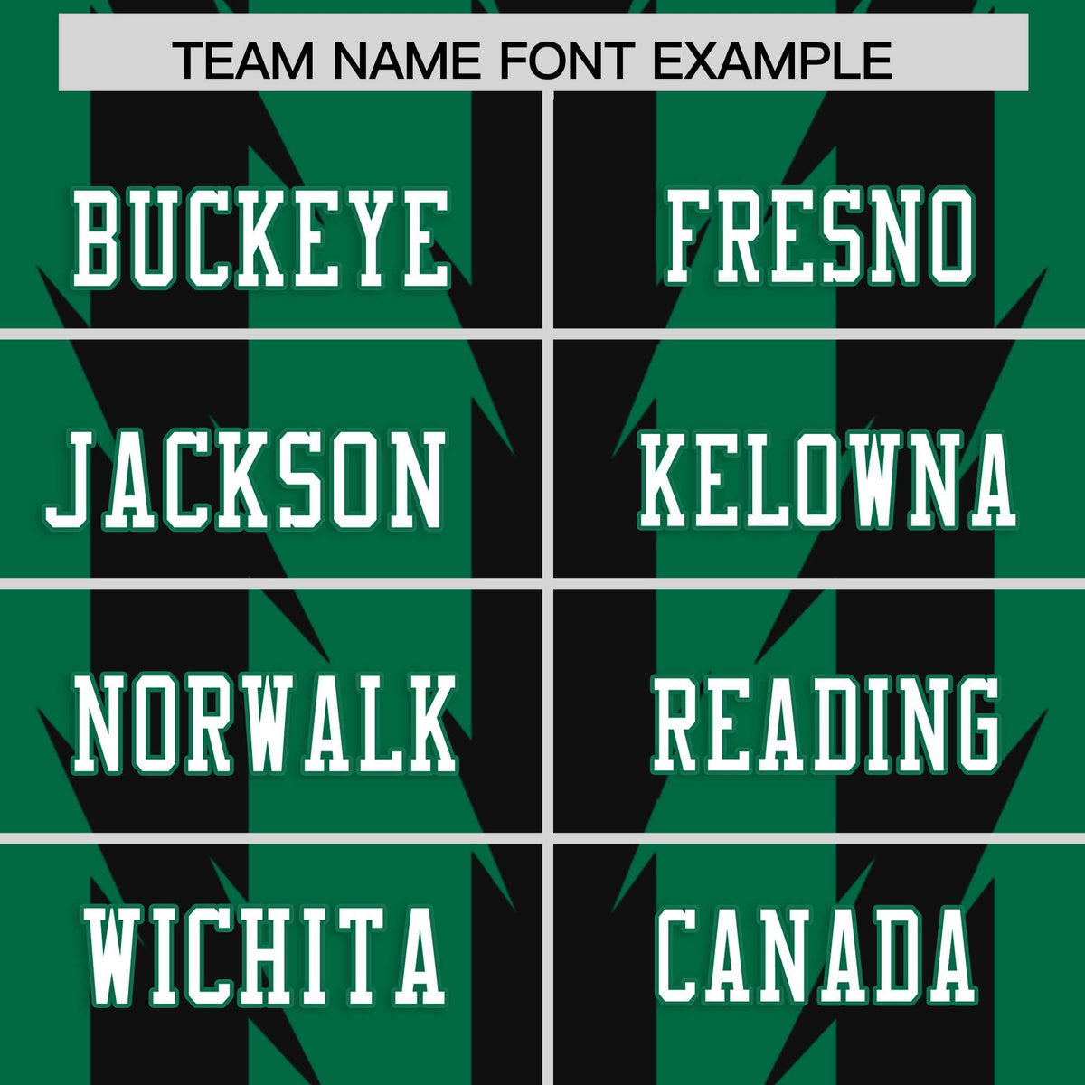 Custom Kelly Green Black Personalized Razr Stripe Graffiti Pattern Flag Football Jersey