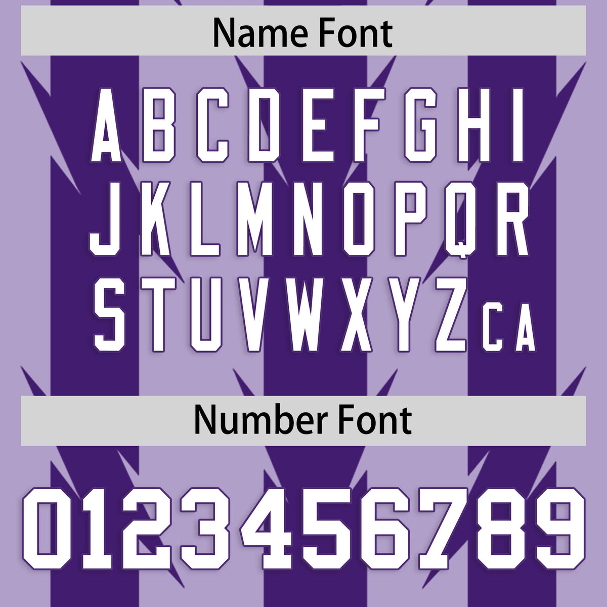 Custom Light Purple Purple Personalized Razr Stripe Graffiti Pattern Flag Football Jersey
