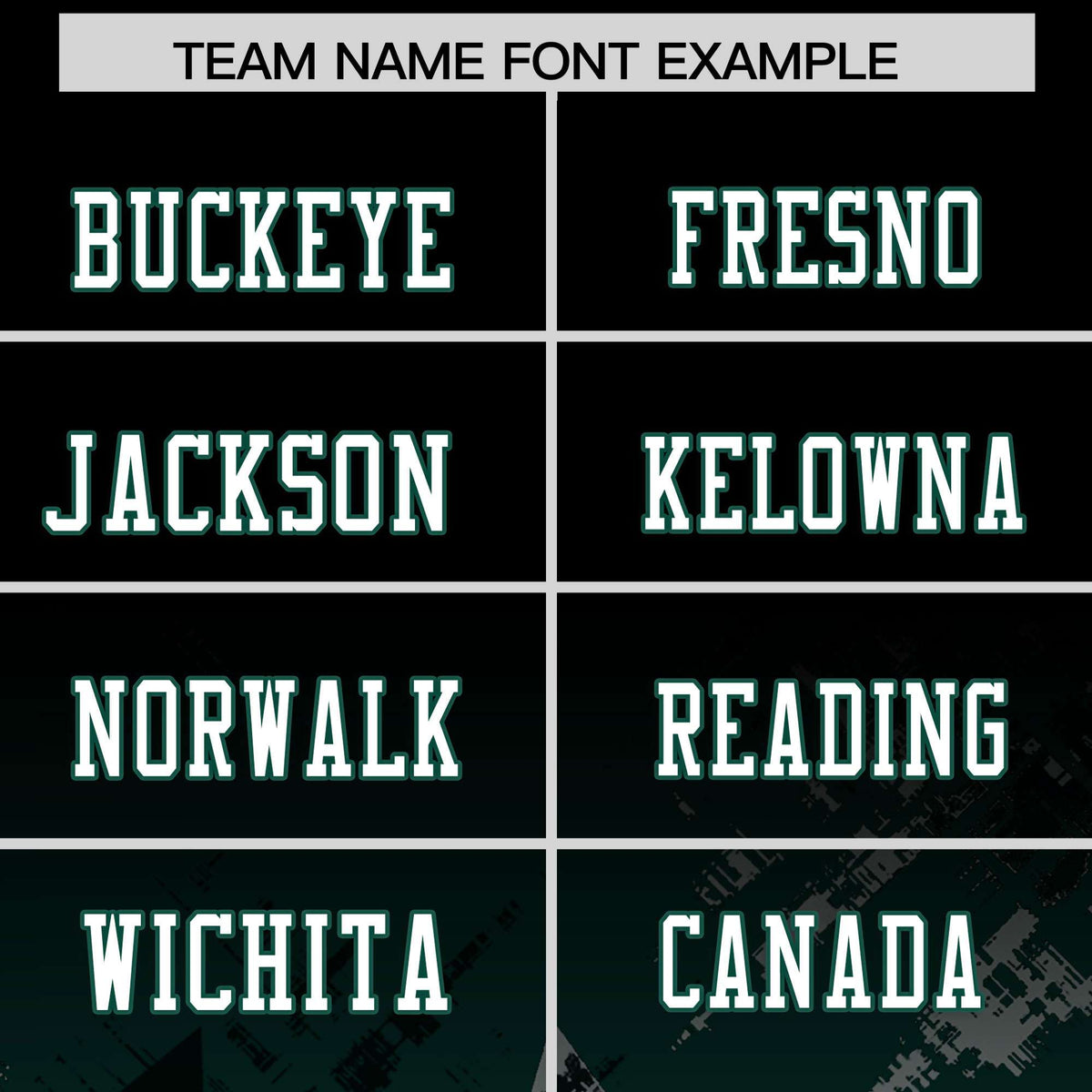 Custom Black Midnight Green Personalized Star Gradient Flag Football Jersey