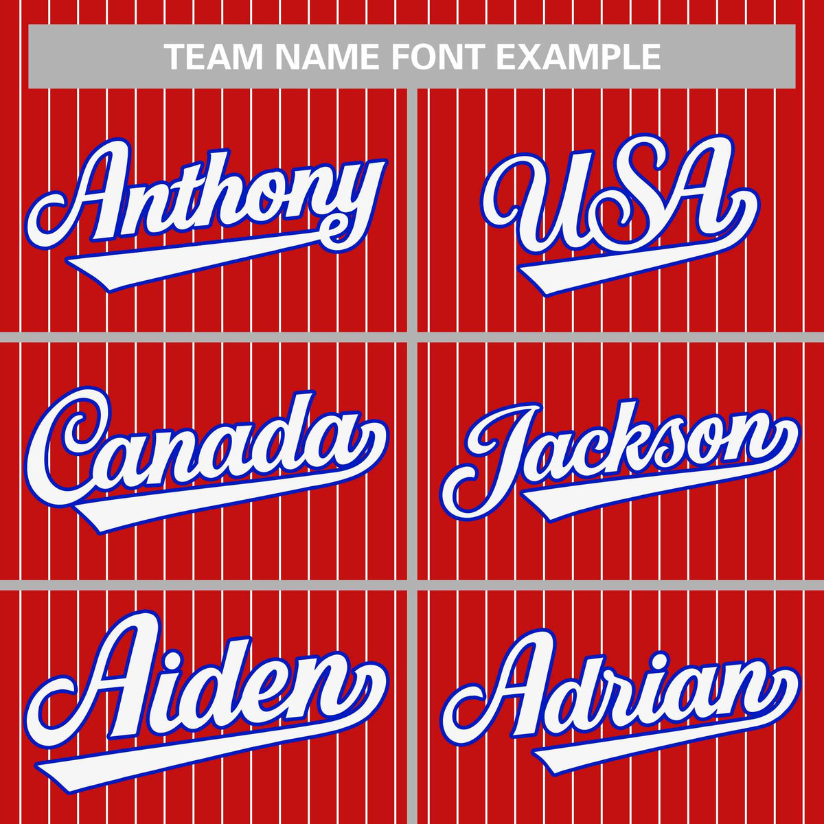 Custom Mens Personalized Pinstripe Baseball Jersey Team Sport Uniforms