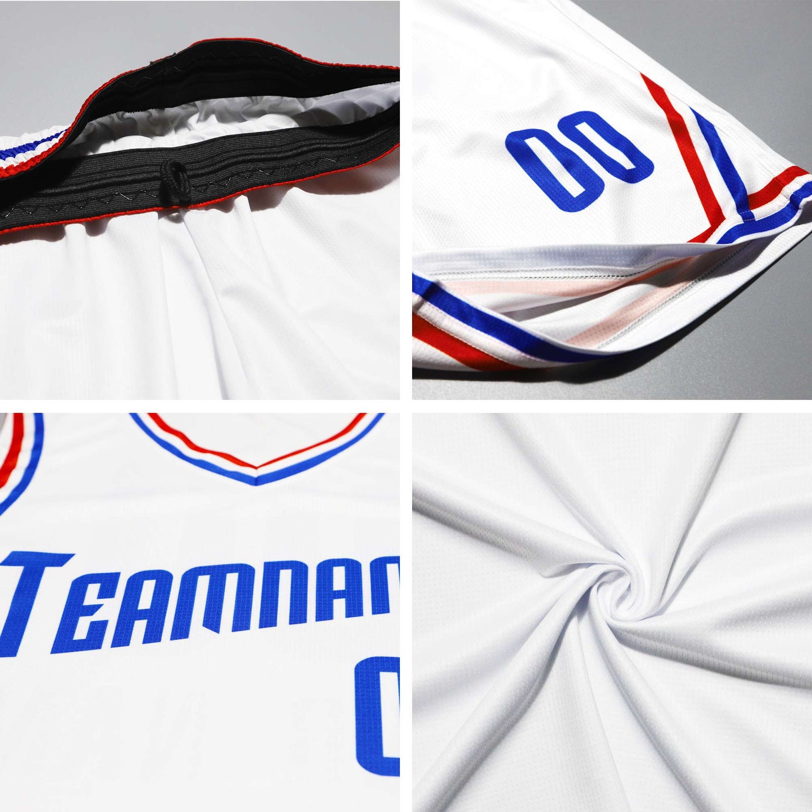 Custom White Pink Double Side Sets Design Sportswear Basketball Jersey