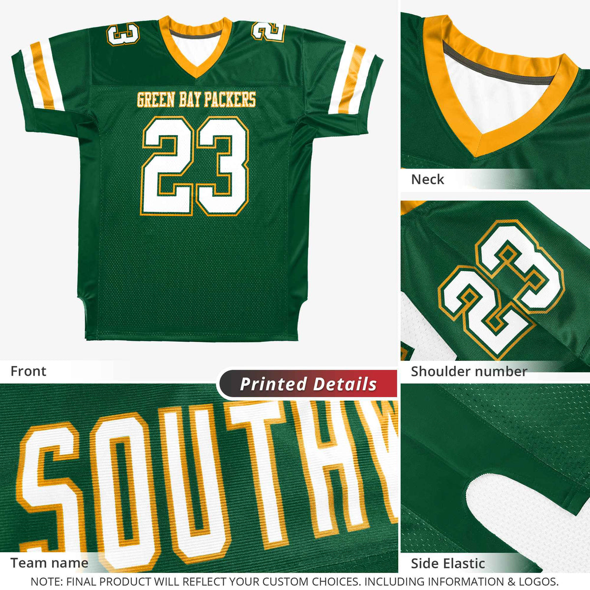 Custom Royal White-Red Classic Style Mesh Authentic Football Jersey
