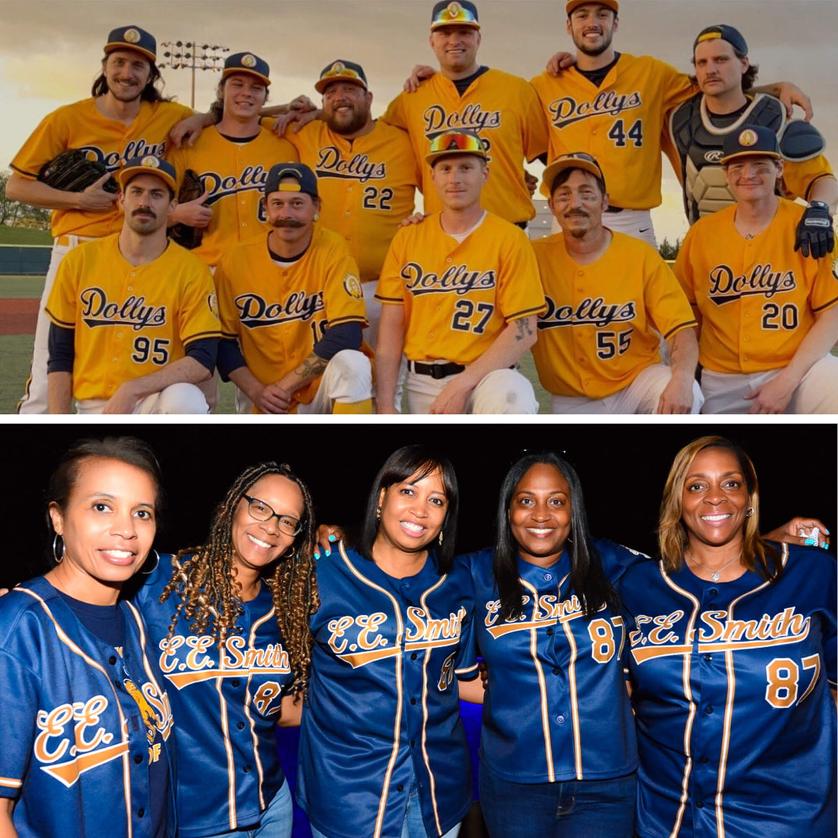 Custom Full Button Down Baseball Jersey Sports Team Uniforms